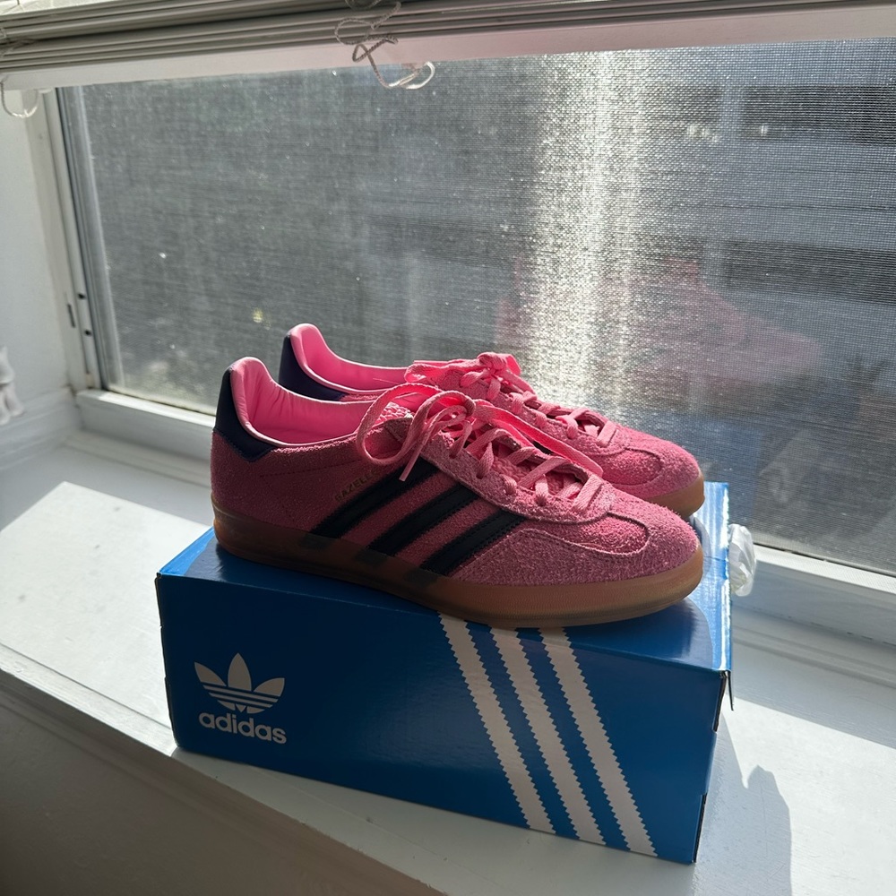 Adidas Gazelle pink sneakers